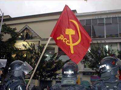 Amenazas a portero de sede del Partido Comunista que denunció a la Policía