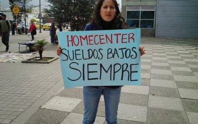 HOMECENTER – Sodimac, despide ilegalmente a la activista sindical Katalina Ospina, miembro de Sintrasodimac