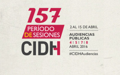 Audiencias  – 157 periodo de sesiones de la CIDH