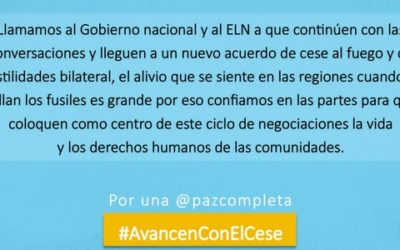Por Arauca y los territorios #AvancenConElCese