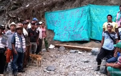 Ordenan desalojo de comunidades en Sabanalarga Antioquia y funcionario amenaza a integrantes del Ríos Vivos