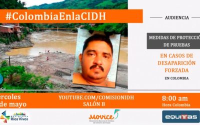 Sobre la audiencia “Medidas para la protección de pruebas en casos de desaparición forzada en Colombia” ante la CIDH