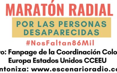 Maratón radial #NosFaltan86mil: 12 horas por las personas desaparecidas en Colombia