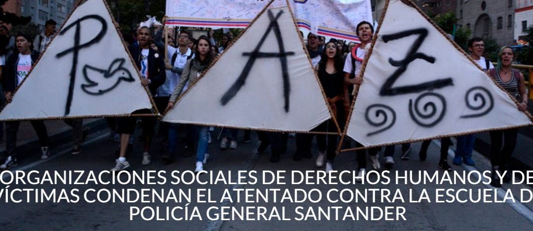Condenamos el atentado contra la Escuela de Policía General Santander