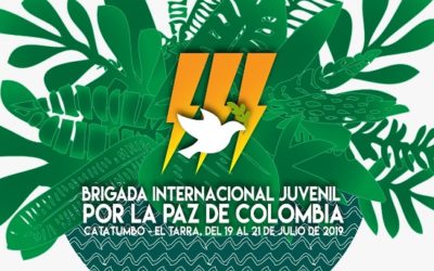 III Brigada Internacional Juvenil por la paz de Colombia  El Tarra, Catatumbo, 19 al 21 de Julio de 2019