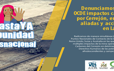 Denunciamos ante la OCDE daños causados por Cerrejón, empresas aliadas y accionistas en La Guajira
