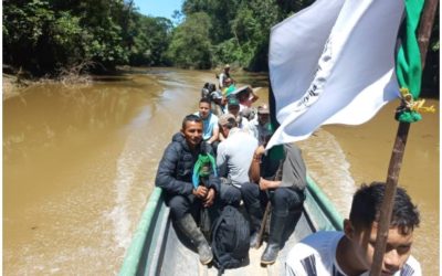 Situación de gravedad y urgencia por riesgo de desplazamiento forzado y confinamiento de la comunidad de Puerto Silencio del Resguardo Buenavista del Pueblo Siona (Ziobain)