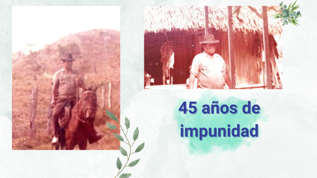 Hoy, hace 45 años, José Vicente Camelo fue detenido ilegalmente, torturado y ejecutado por integrantes de las Fuerzas Armadas; su caso está en la impunidad