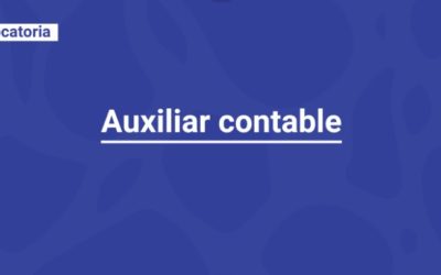 Convocatoria para el cargo de auxiliar contable