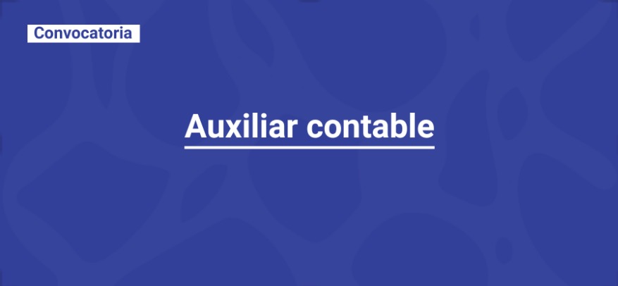 Convocatoria para el cargo de auxiliar contable